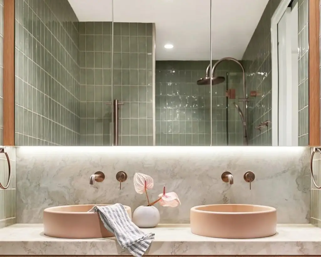 Completed bathroom showing fixtures and clean tile work – Spruce Grove home