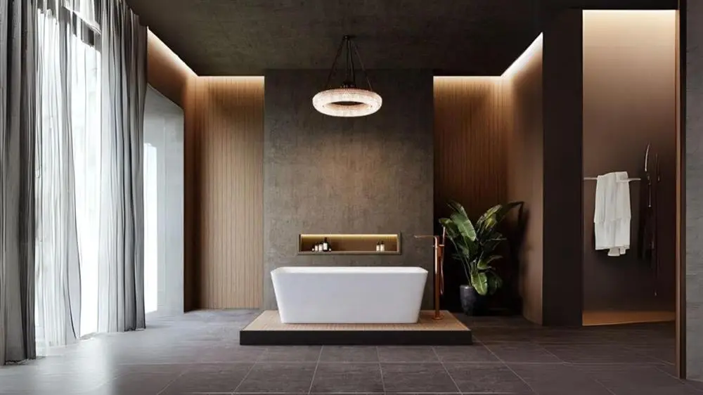 Freestanding soaker tub installation – St. Albert project